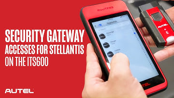 ITS600 Now Accesses Security Gateway on Jeep, Chrysler, Dodge, RAM, and Fiat | Autel