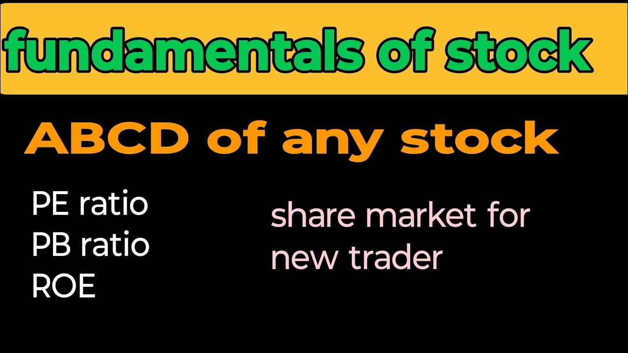 fundamentals of stock market,. PE ratio kya h, book value kya hai