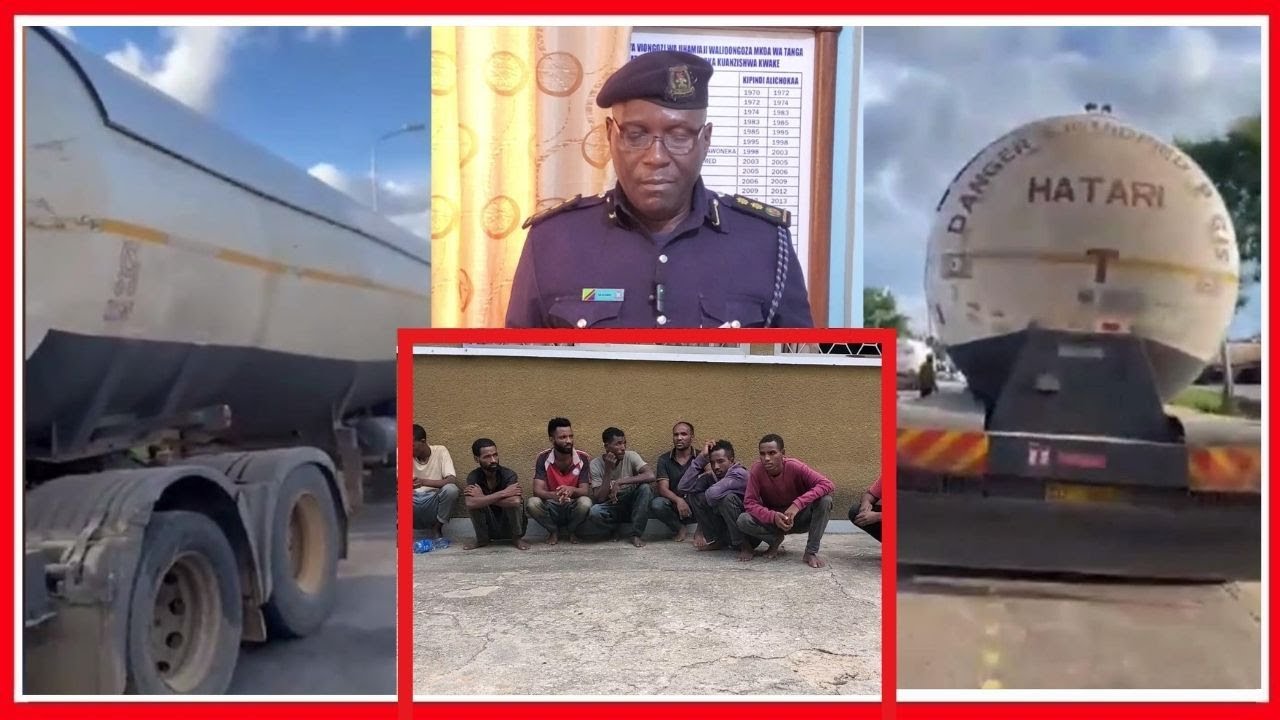 MUNGU WANGU! WAHAMIAJI HARAMU WAKUTWA CHINI ya LORI LA MAFUTA - WAMETOKA ETHIOPIA WAKAPITIA KENYA...