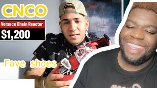 CNCO Show Off Their Favorite Sneakers | KEMARI THE JAMAICAN REACTS