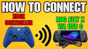 How To Connect Xbox Controller To Rog Ally X Via Usb C (2025) - Step by Step