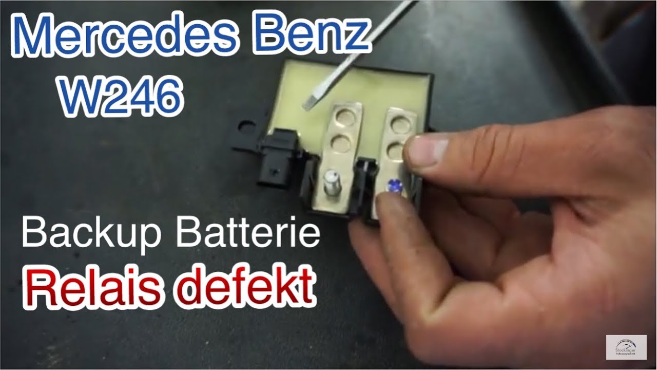 Mercedes Benz, Backup Batterie Relais