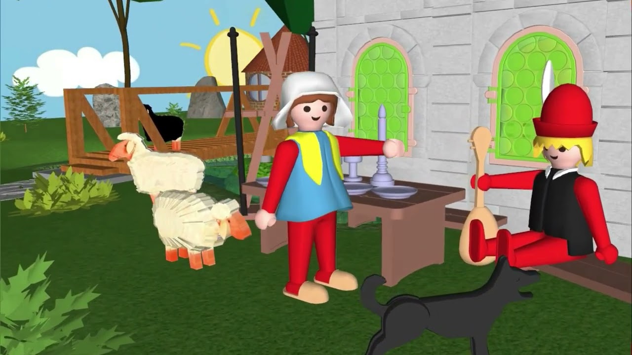 👧🐑 Mary had a Little Lamb | María tenía un corderito | Aprender inglés con playmobil
