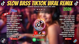 🔥NEW BEST OF BAKA NGA, DAHIL IKAW, PAGPAPAHALAGA X MORE TIKTOK  VIRAL SLOW FULL BASS REMIX/DJ RHODEL