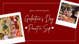 VLOG: Galentine's Day!! 💌 | outfit ideas, pink cocktails, paint n sip