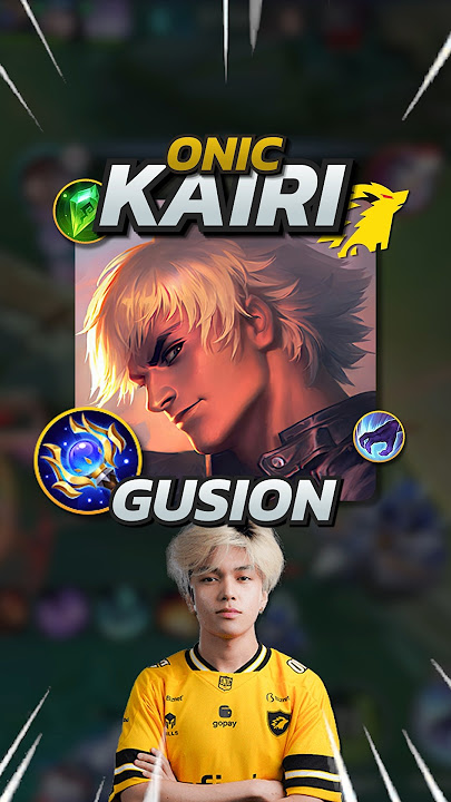 Onic Kairi 76% Winrate Gusion S37 Build! Mobile Legends #mobilelegends #mlbb #gaming