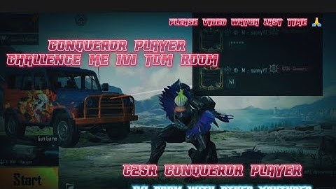 conqueror player challenge me 1v1 ✨ @m.sunnyofficialyoutube