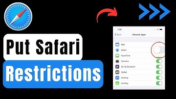 How To Put Restrictions On Safari
