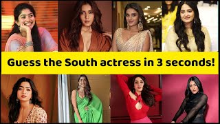 Can you guess the South actress in just three seconds | 50 South Actress | Guess| #Gkwithtimci