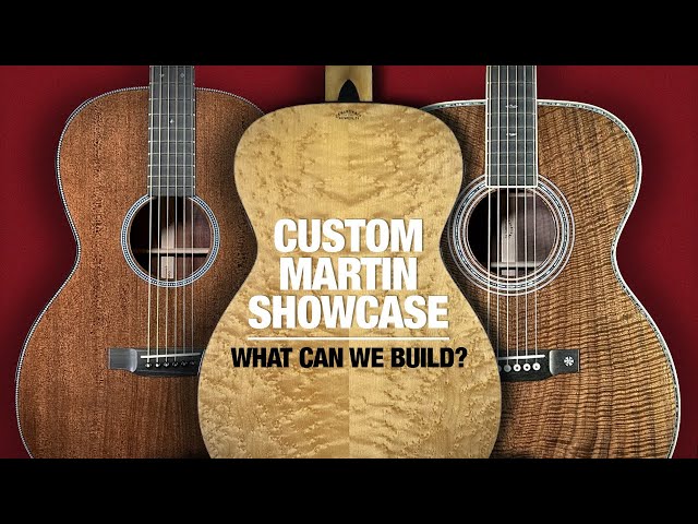 Custom Martin Showcase featuring 3 of our Newest Designs - YouTube