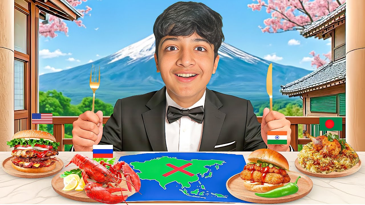 Eating Foods From Every Country !
