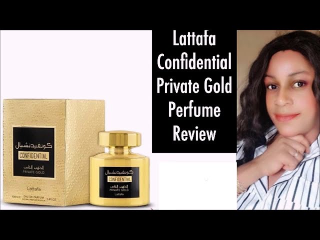 Lattafa Confidential Private Gold 3ML Sample – MKScents