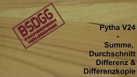 Pytha V24 - Boolsche Operationen