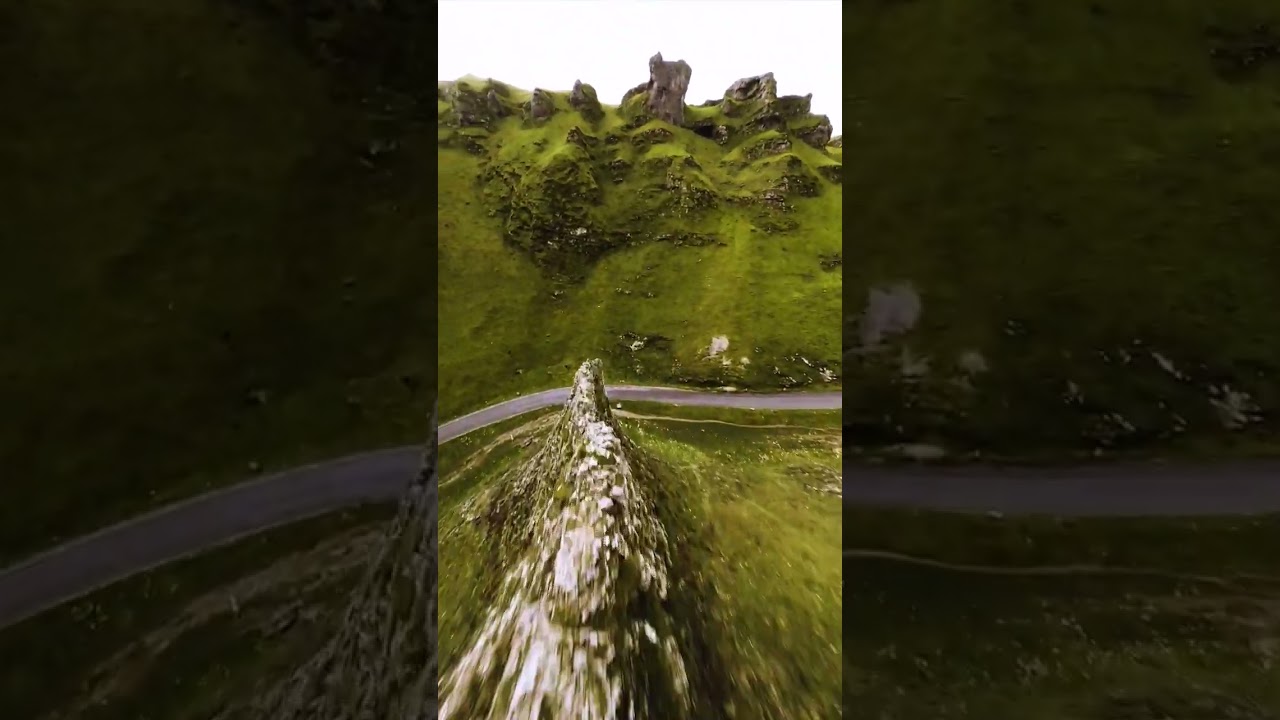 Winnats Pass Peak District FPV drone