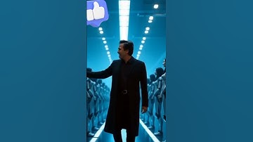 Elon musk is happily showing off his robot factory to others#机器人 #robot#机器人