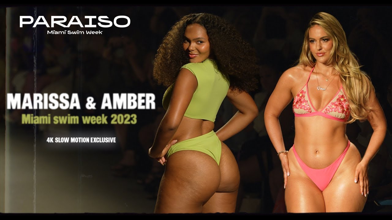 Marissa Dubois & Amber Keaton | Paraiso Miami Swim Week 2023 | 4k Slow Motion