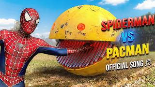 SPIDER-MAN vs PAC-MAN in Real Life 🕷️ | Official Song Video 🎵 |   #spiderman #pacman #spidermansong