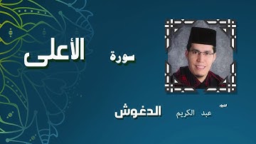القران الكريم بصوت الشيخ عبد الكريم الدغوش | سورة الأعلى