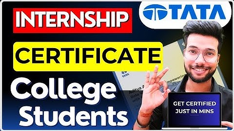 Tata Forage Internship Certificate Just In 5 Min | Tata AI & Data Analytics Program Forage 2025