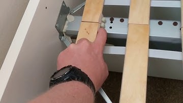 DIY IKEA Brimnes Bed Silencing the squeeks