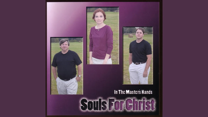 We're In The Master's Hands