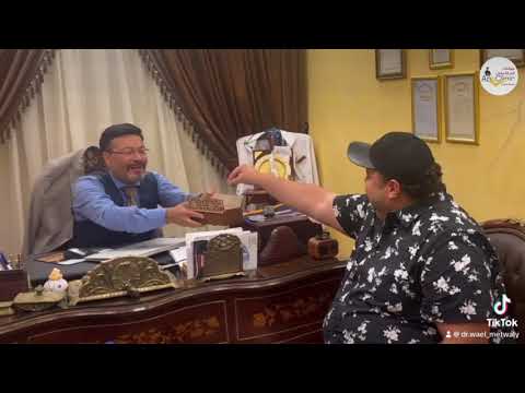 الفنان مدحت تيخا فى ضيافه انوكلينك لعلاج الشرج بالليزر مع أ د وائل متولى 01550033394