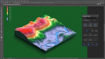 The worlds first Heightmap Terrain Generator for Photoshop | 3D Map Generator - Plugin for Photoshop