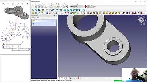 Exercise 13 FreeCAD Basic Part Design Tutorial For Beginner