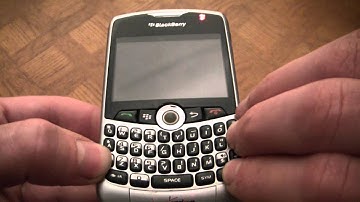 How To Reboot And Fix A Frozen Blackberry 8330 Smart Phone