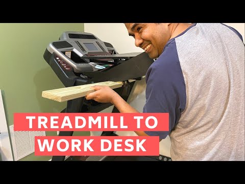 How to Convert Treadmill to Work Station