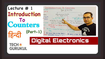 1. Introduction to Counters in Hindi | Difference between Ripple and Synchronous counters.