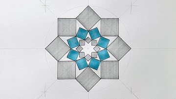 Art Therapy: STEP By STEP Guide To Draw a Beautiful Geometric Pattern