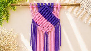 DIY Easy Macrame Wall Hanging Tutorial | Step by Step | Macrame for Beginners