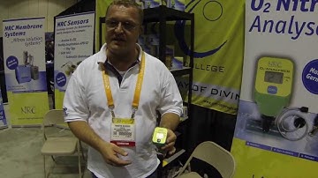 DEMA Show 2013 - NRC O2 Nitrox Analyser