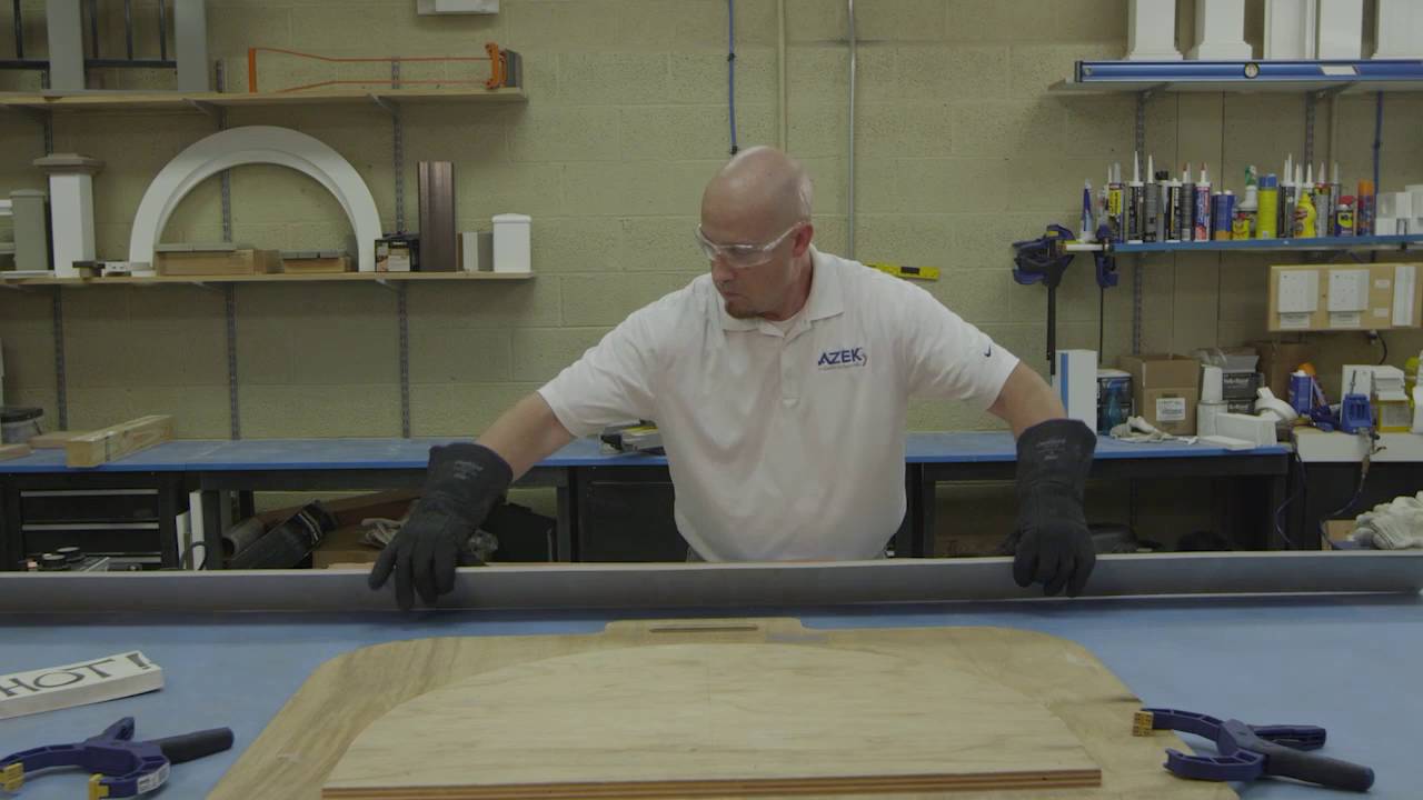 Using Heat Bending on AZEK® Trim to form a Curved Profile YouTube