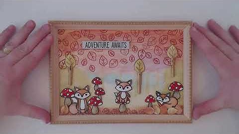 The Little Paper Tree -Guest Designer -Autumnal Adventure Awaits