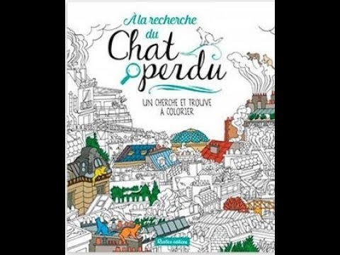 Presentation Du Livre De Coloriage A La Recherche Du Chat Perdu Un Cherche Et Trouve A Colorier De Youtube