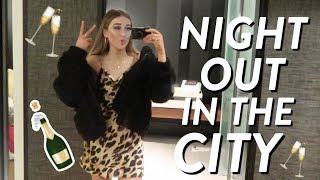 SPENDING A NIGHT OUT IN THE CITY! BFFs 18th birthday party!