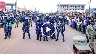 LIVE :Olutalo HE Bobi Wine Police Yonna Eweddeyo  Okulemesa Ekawempe