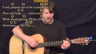 Sanctuary (Praise Song) Strum Guitar Cover Lesson in G with Chords/Lyrics chords