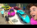 Collecting Billionaire Supercars W/ Little Brother In GTA 5 Roleplay..