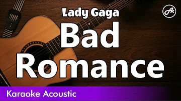 Lady Gaga - Bad Romance (SLOW karaoke acoustic)