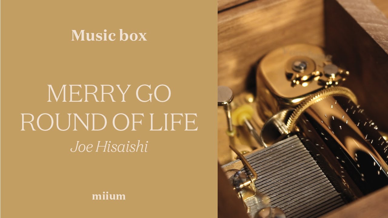 Merry Go Round Of Life - Joe Hisaishi | 30 Notes Wind-Up Music Box