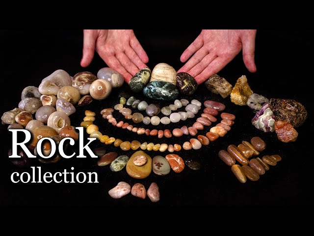 ASMR | My Rock collection (Whispered) + Water spray sounds