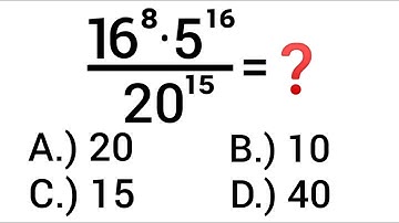 A Nice Exponents Problem