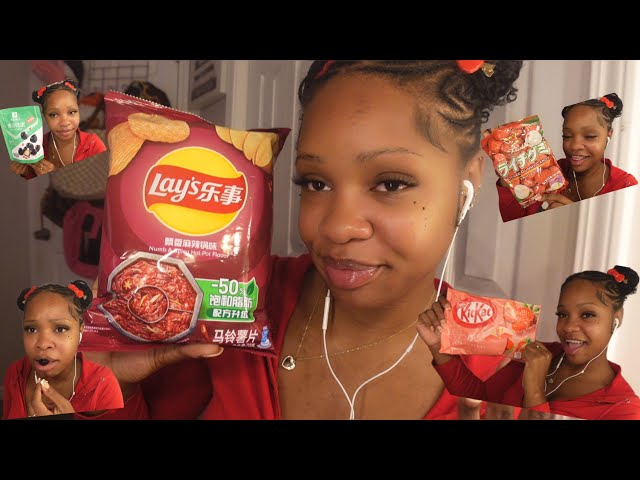 ASMR Trying Japenese Snacks