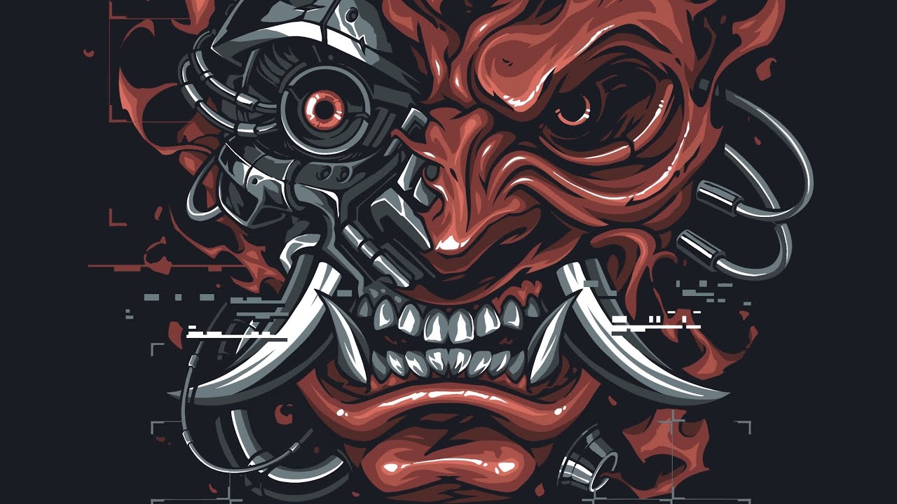32 Cyberpunk 2077 Samurai Logo - Icon Logo Design