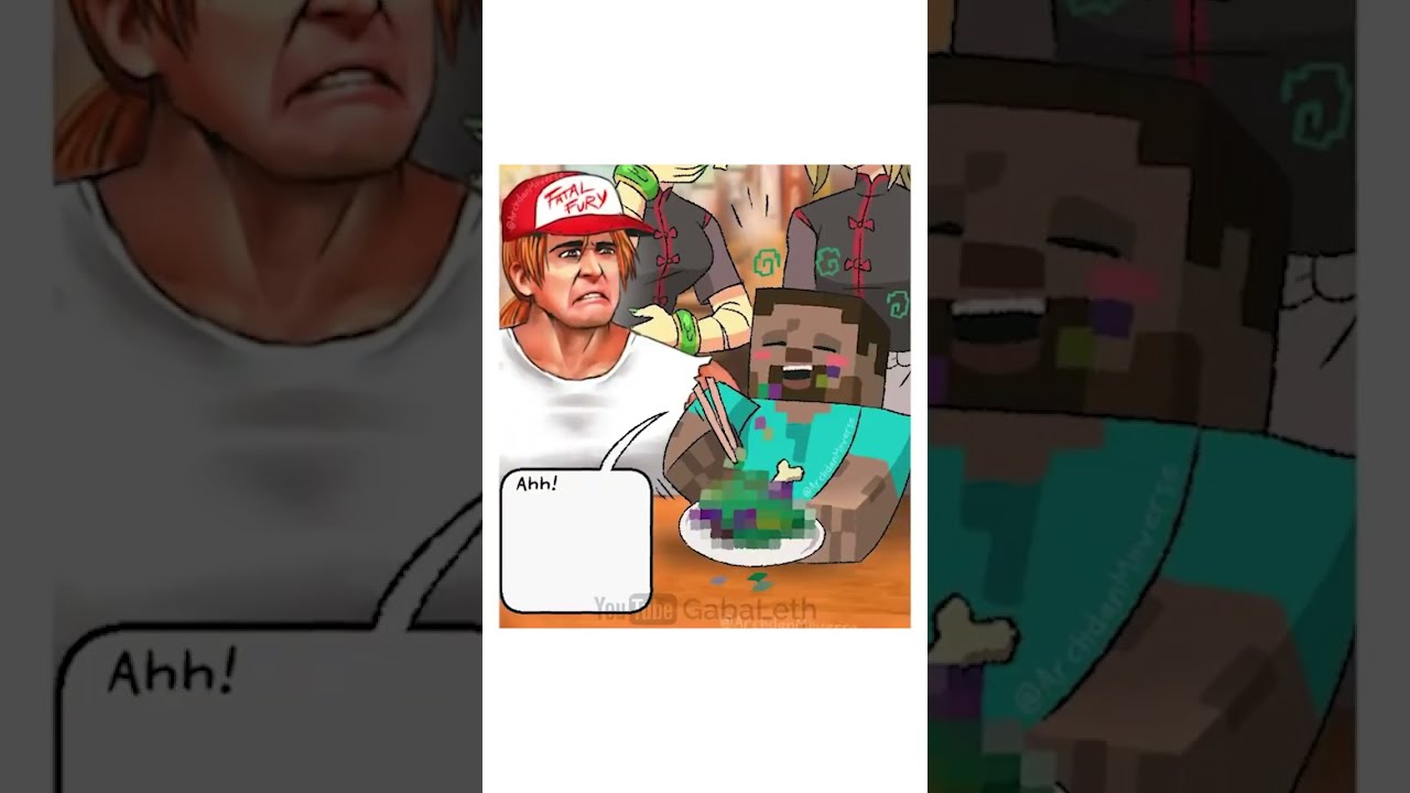 Minecraft Steve DISLIKES Min S Ramen Smashbros