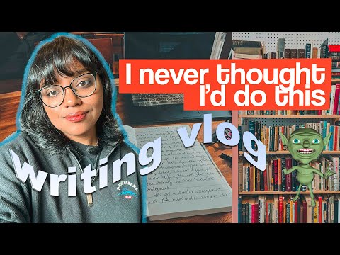 i’m writing a NEW novel 📖 | plot reveal + why this book scares me