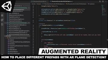 Unity3d with AR Foundation - How to Place Different Prefabs With AR Plane Detection?